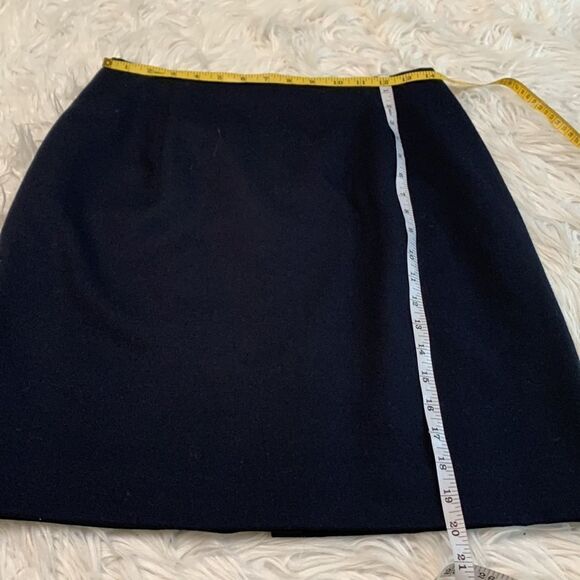 LAUREN RALPH LAUREN Wool pencil skirt zip closure back pocket lined size 12P - Picture 5 of 8